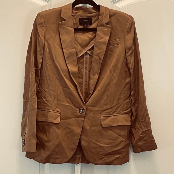 J. Crew 2-Piece Suit - Women Size 4 - Brown - Picture 1 of 10